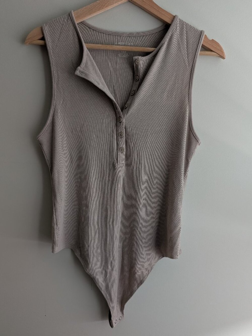 American Eagle Henley Tank Bodysuit